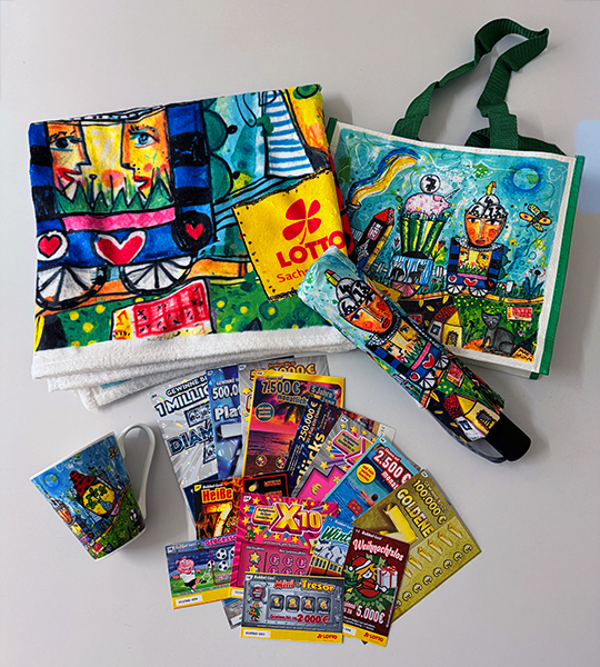 Abbildung der Gewinne am 2. Advent