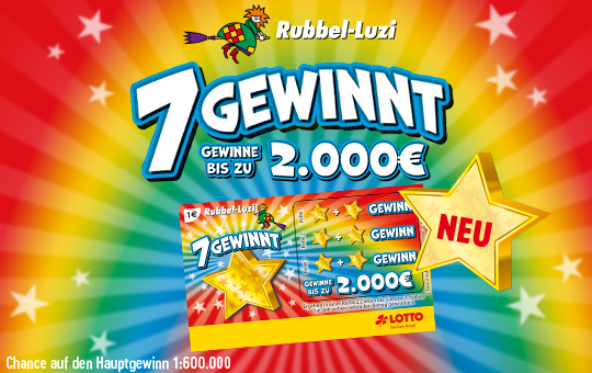 Rubbel-Luzi 7 gewinnt