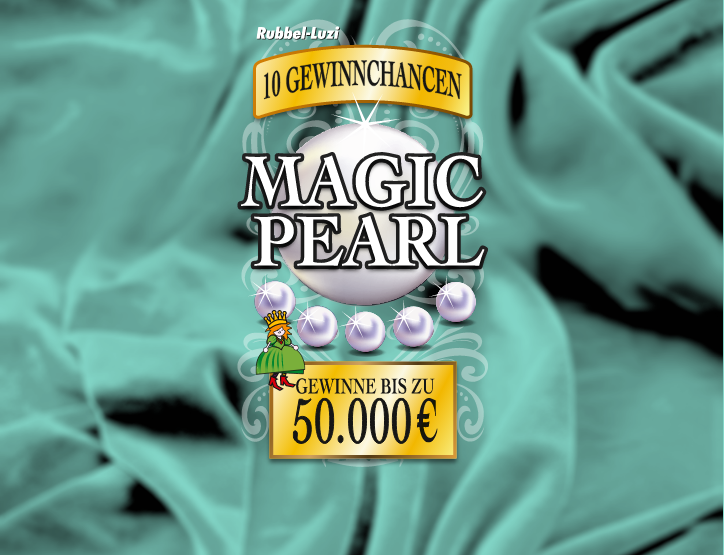 Das f&uuml;nf Euro-Los Magic Pearl mit Sofortgewinnen bis zu 50.000 Euro