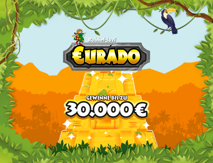 Das drei Euro-Los EURADO mit Sofortgewinnen bis zu 30.000 Euro