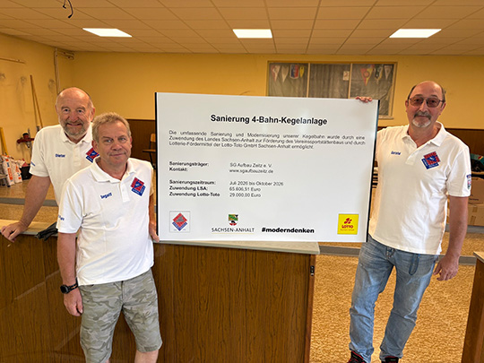 Dieter Kmietczyk, Ingolf Dumrose, Gerald Eichler (v.l.n.r.)