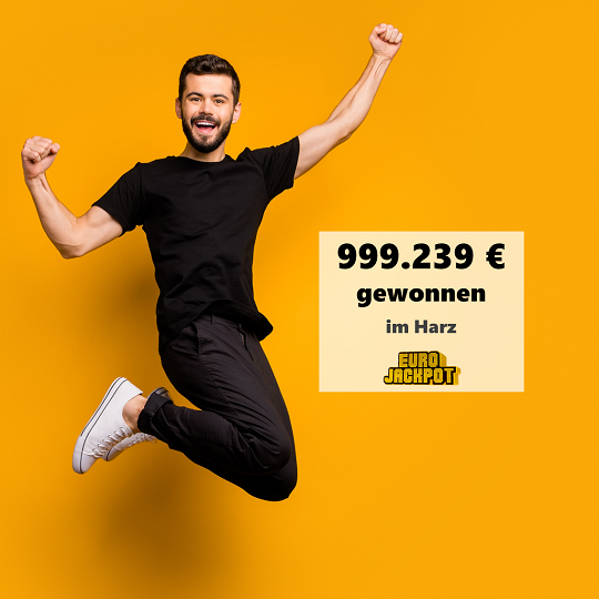 fast eine Million Euro über EuroJackpot gewonnen