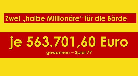 zwei halbe Millionäre für die Börde