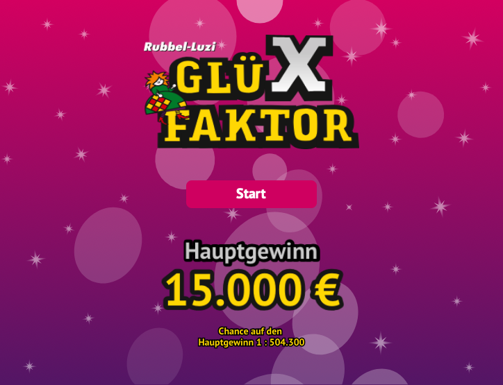 GlüXfaktor - Start