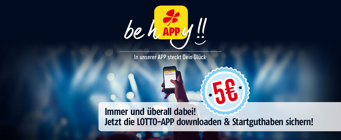 Die LOTTO-APP für Sachsen-Anhalt jetzt mit 5 € Startguthaben