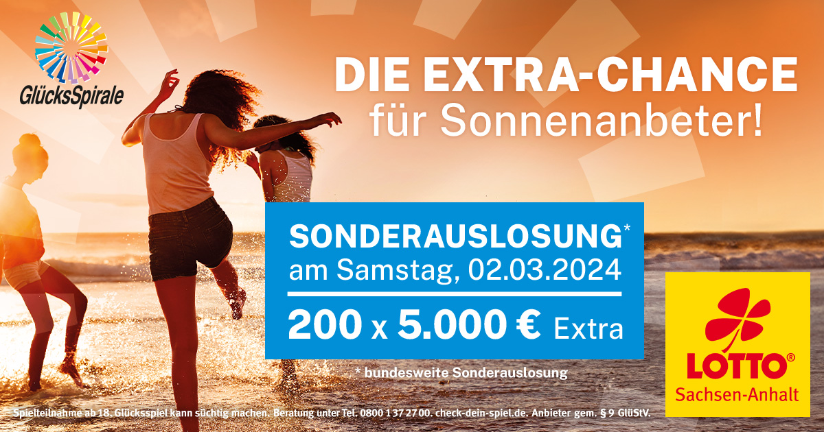 Sonderauslosung GlücksSpirale