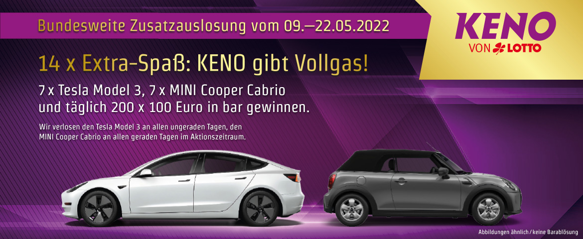 KENO Zusatzauslosung 2021