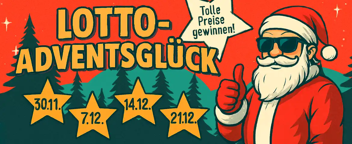 Animation zum Weihnachtsgewinnspiel "LOTTO-Adventsglück"