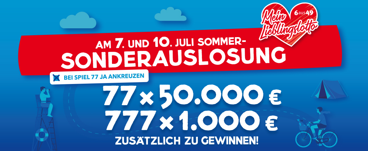 Sonderauslosung Spiel 77 am 7. und 10. Juli