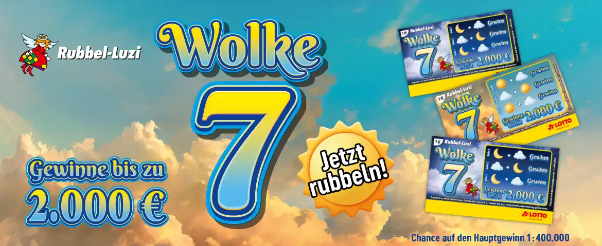 Rubbellos Wolke 7