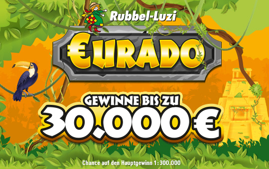 &euro;urado - mit dem neuen Rubbellos von LOTTO Sachsen-Anhalt auf Schatzsuche gehen