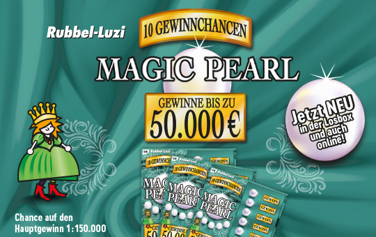Magic Pearl - das neue Rubbellos bei Lotto Sachsen-Anhalt