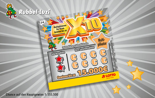 Rubbel-Luzi X10 in grau