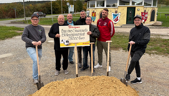 LOTTO fördert Bau eines Soccercourts im Burgenlandkreis