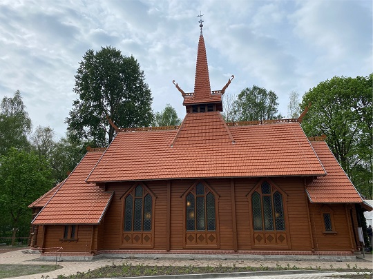 Einweihung Stabkirche Stiege