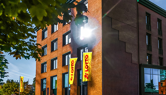 Zentralgeb&auml;ude von LOTTO Sachsen-Anhalt in Magdeburg